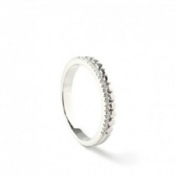 Anillo de plata doble